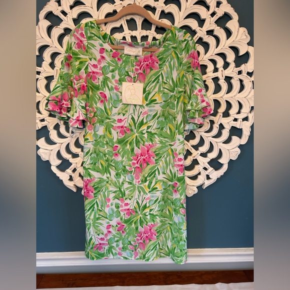 Pappagallo Dresses & Skirts - NWT Pappagallo Erika-Dress Parrot Green Multi Size Small